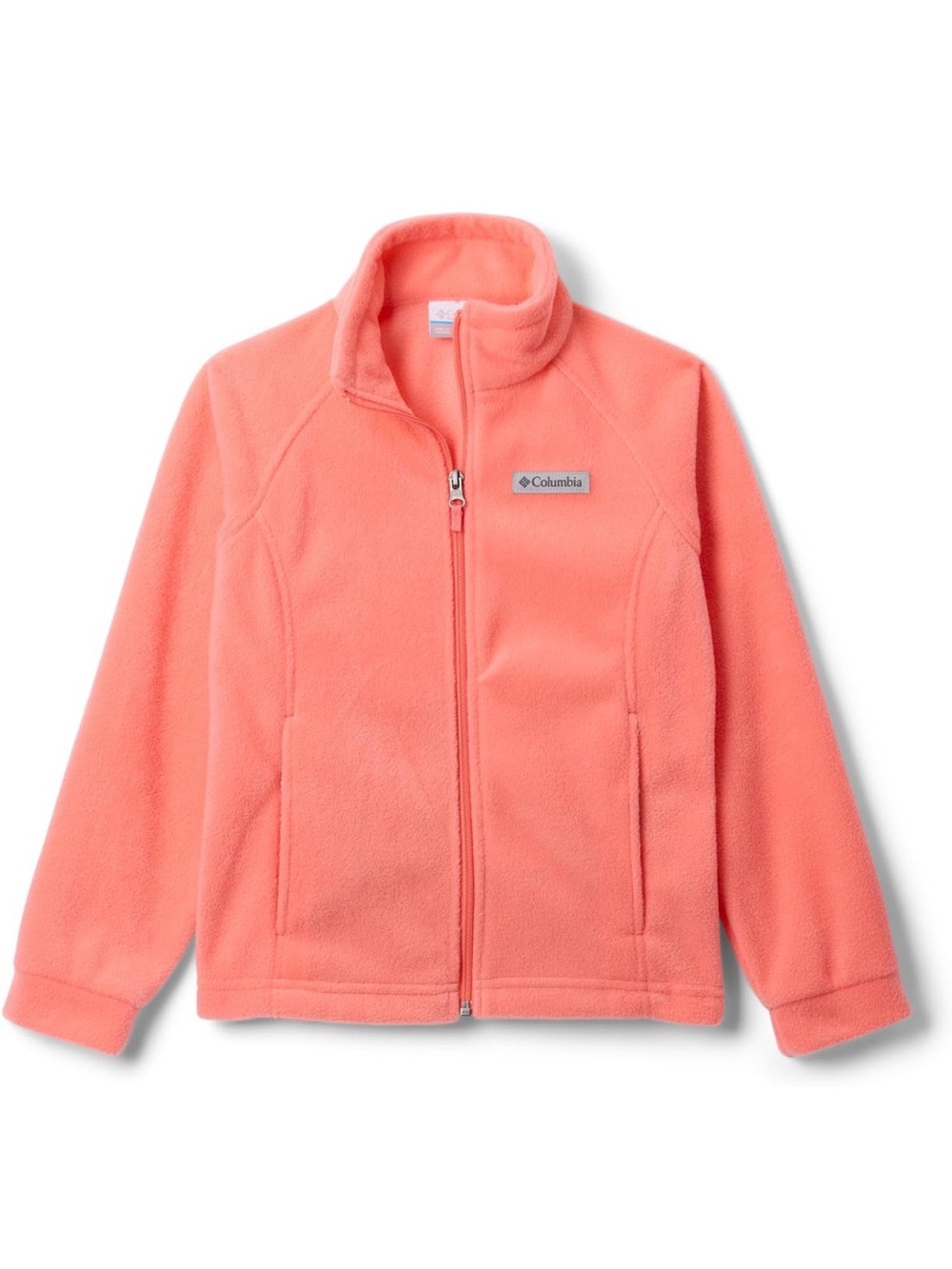 Columbia Kids Coral-Peach Fleece Zip Jacket